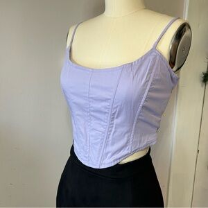 Lavender Corset Top